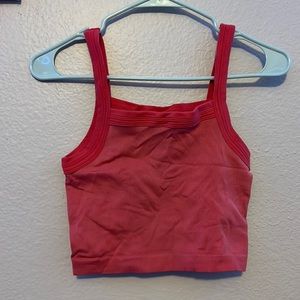 Urban outfitters cropped tank top, color pinkish orange. Size XS/S